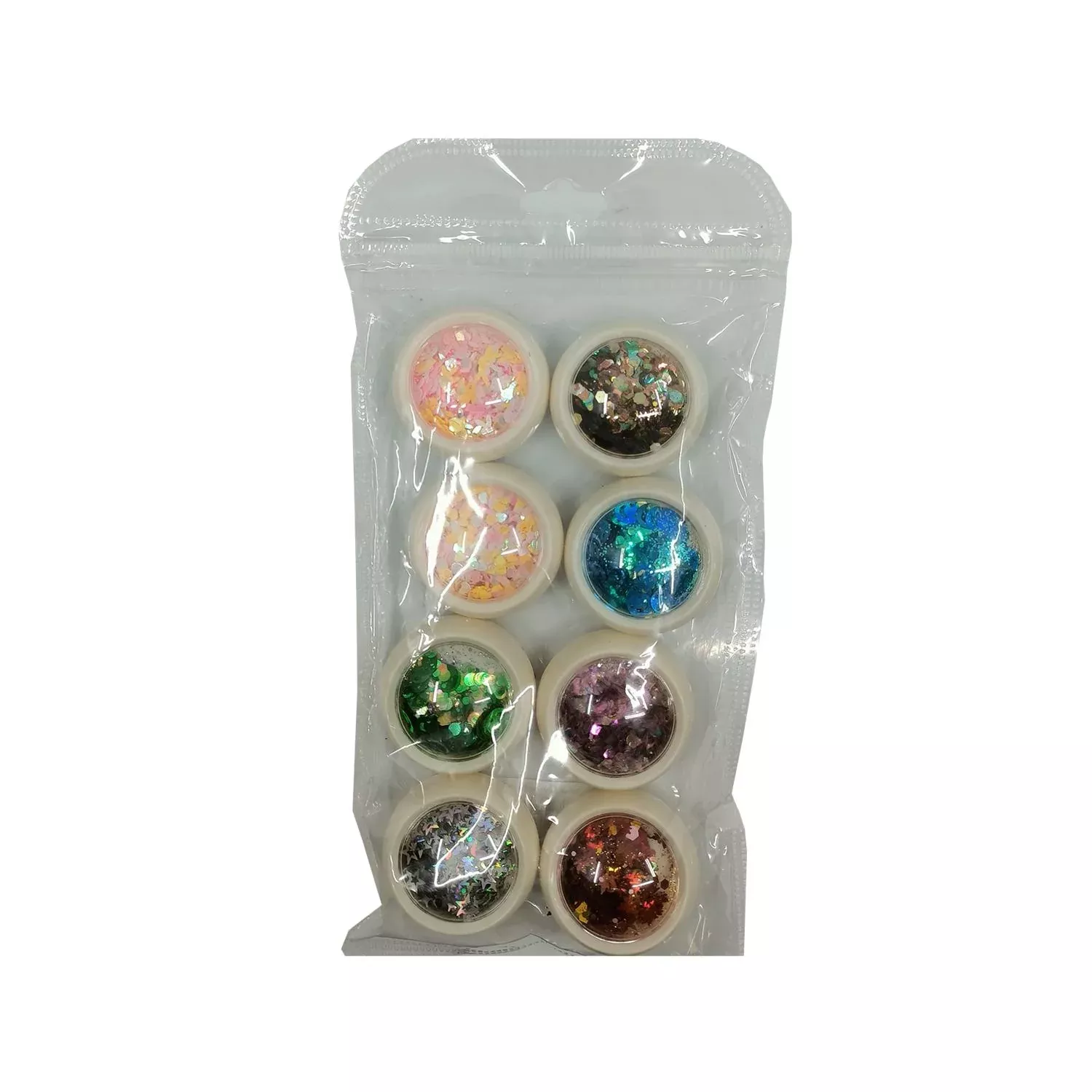Colorful Nail Art Decorations 8 Count T-164 - Nail Art Decorations for Unique Designs