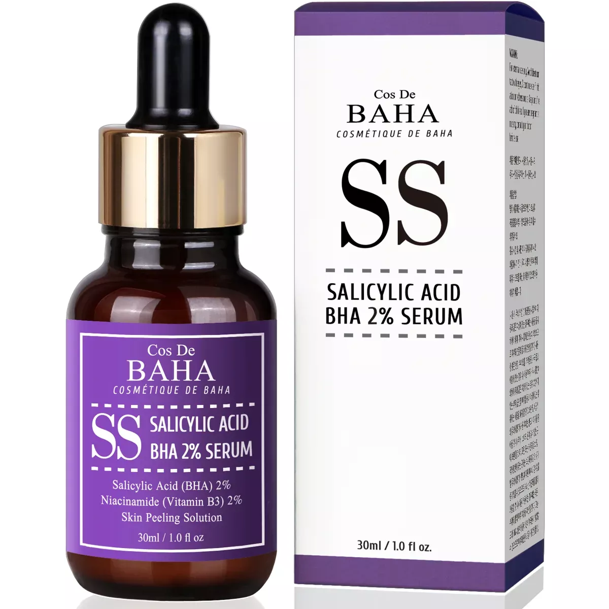 Cos De BAHA BHA 2% Pore Care Serum (Salicylic Acid) Review