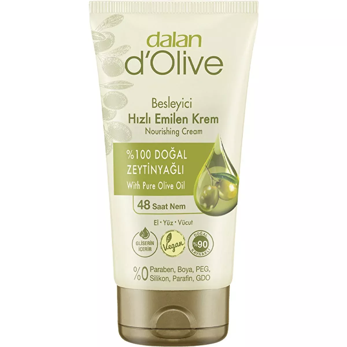 Dalan D'Olive Moisturizing Cream - Non-Greasy, Long-Lasting Hydration for All Skin Types