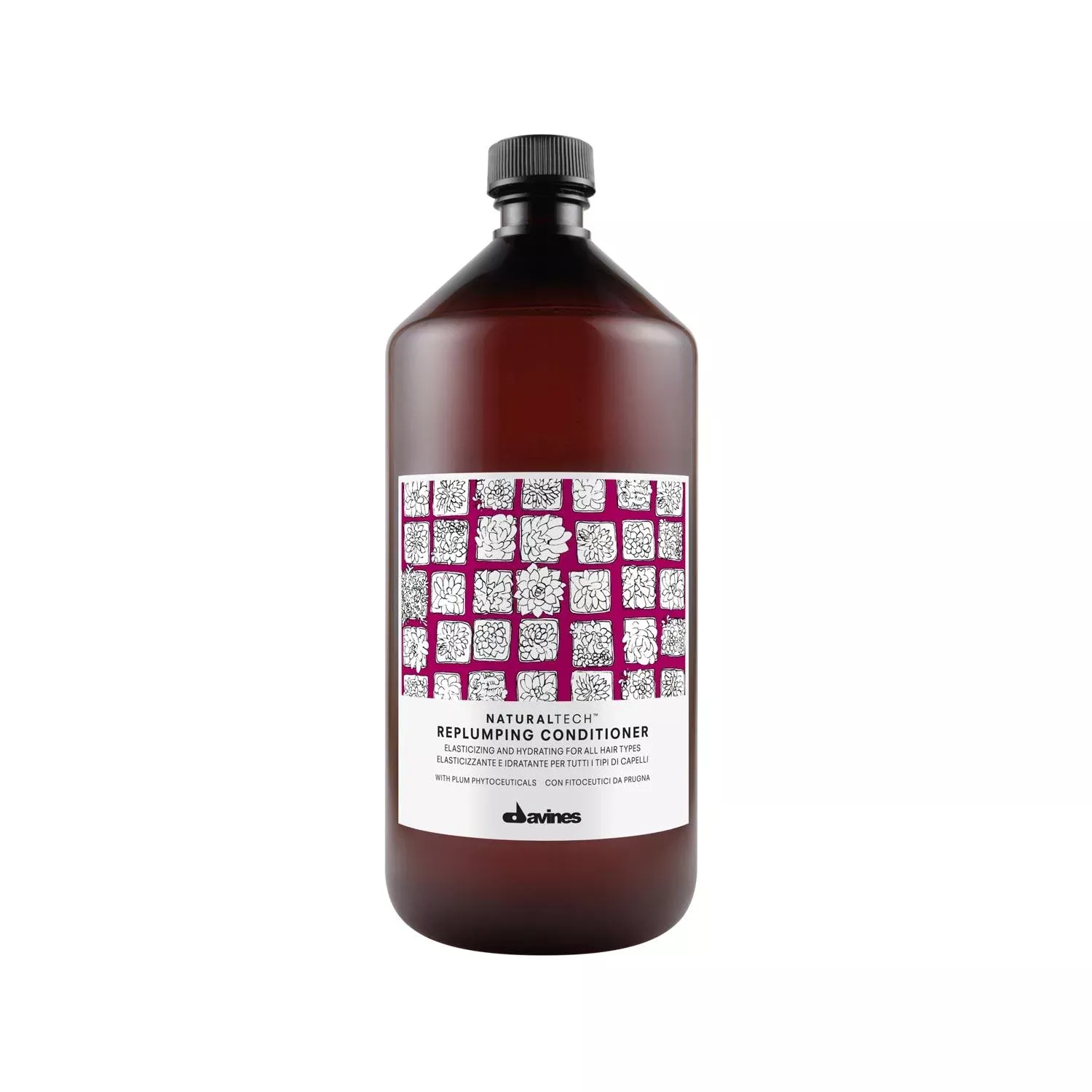 Davines Intensive Hydrating Hair Conditioner 1000ml - Moisturizing & Elasticity Treatment for Dry & Damaged Hair