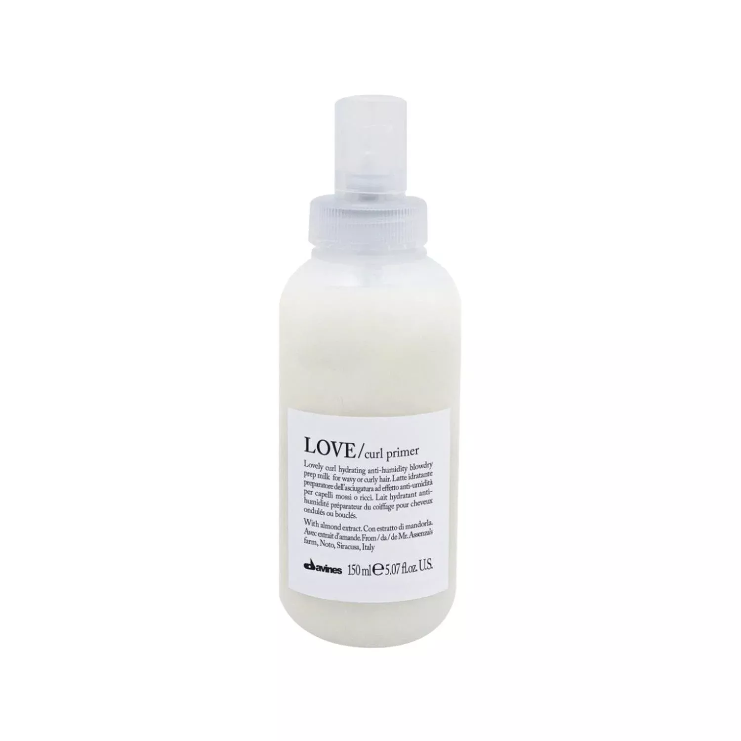 Davines Love Curl Primer - Nourishing Hair Care for Curly & Wavy Hair, 5.07 fl oz