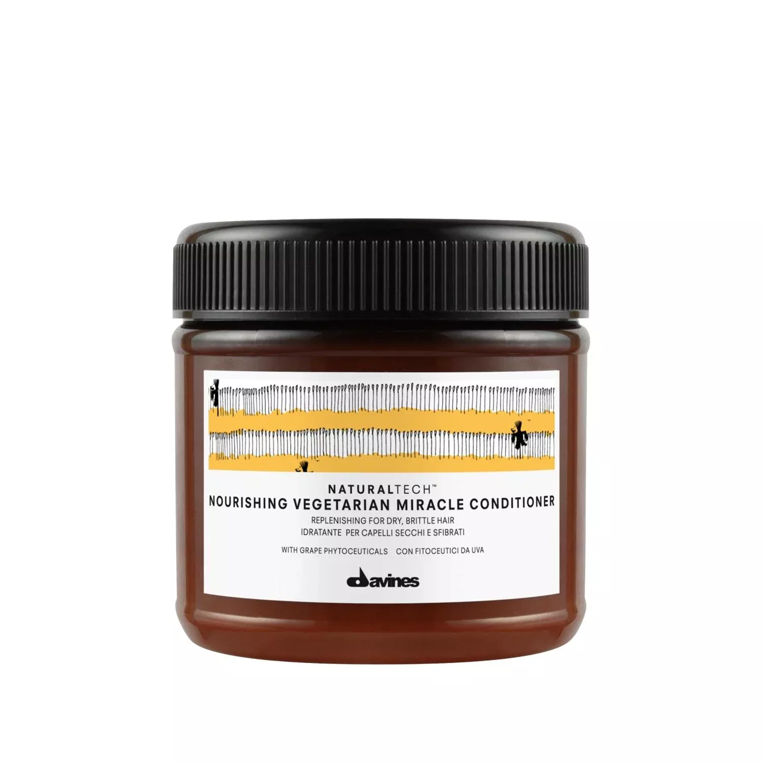 Davines Nourishing Hair Cream for Dry & Damaged Hair - 250ml, Intense Hydration & Repair