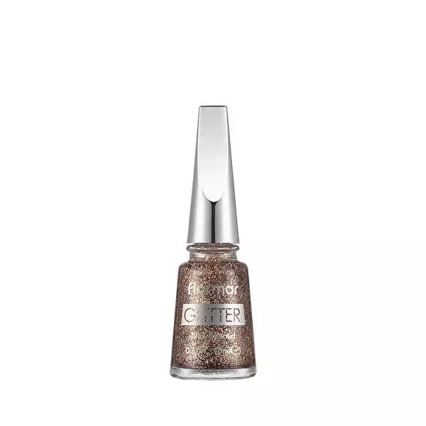 Flormar Glitter Nail Polish No: 43 - Shiny Decorative Nail Art Cosmetics