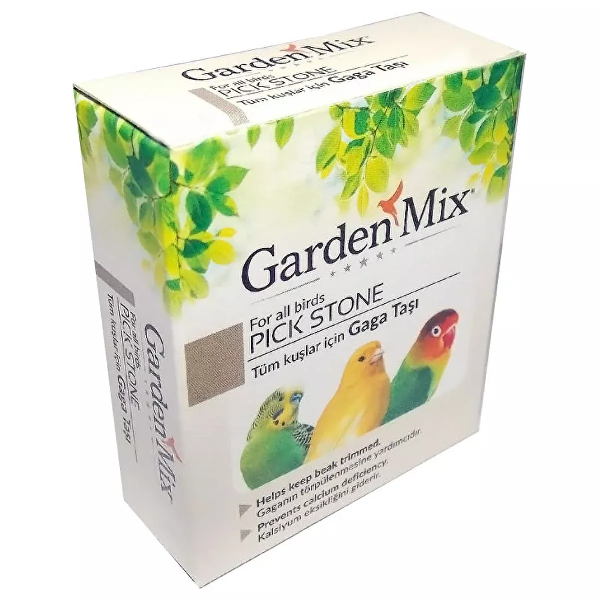 Garden Mix Bird Cuttlebone - 100% Limestone for Beak Health & Calcium Supplement