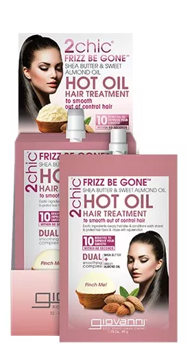 Giovanni 2Chic Frizz Be Gone Hot Oil Treatment Packet 1.75 oz