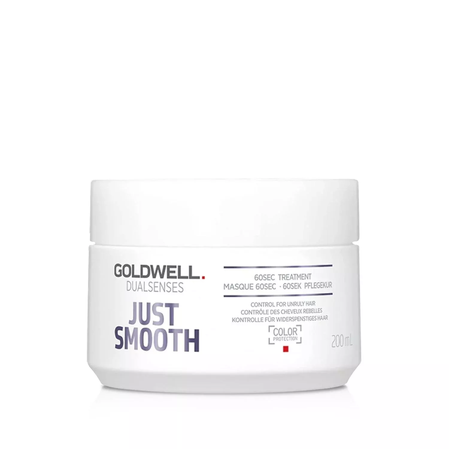 Goldwell Dualsenses Just Smooth 60Sec Hair Mask - Smoothing & Nourishing Formula, 6.76 fl oz