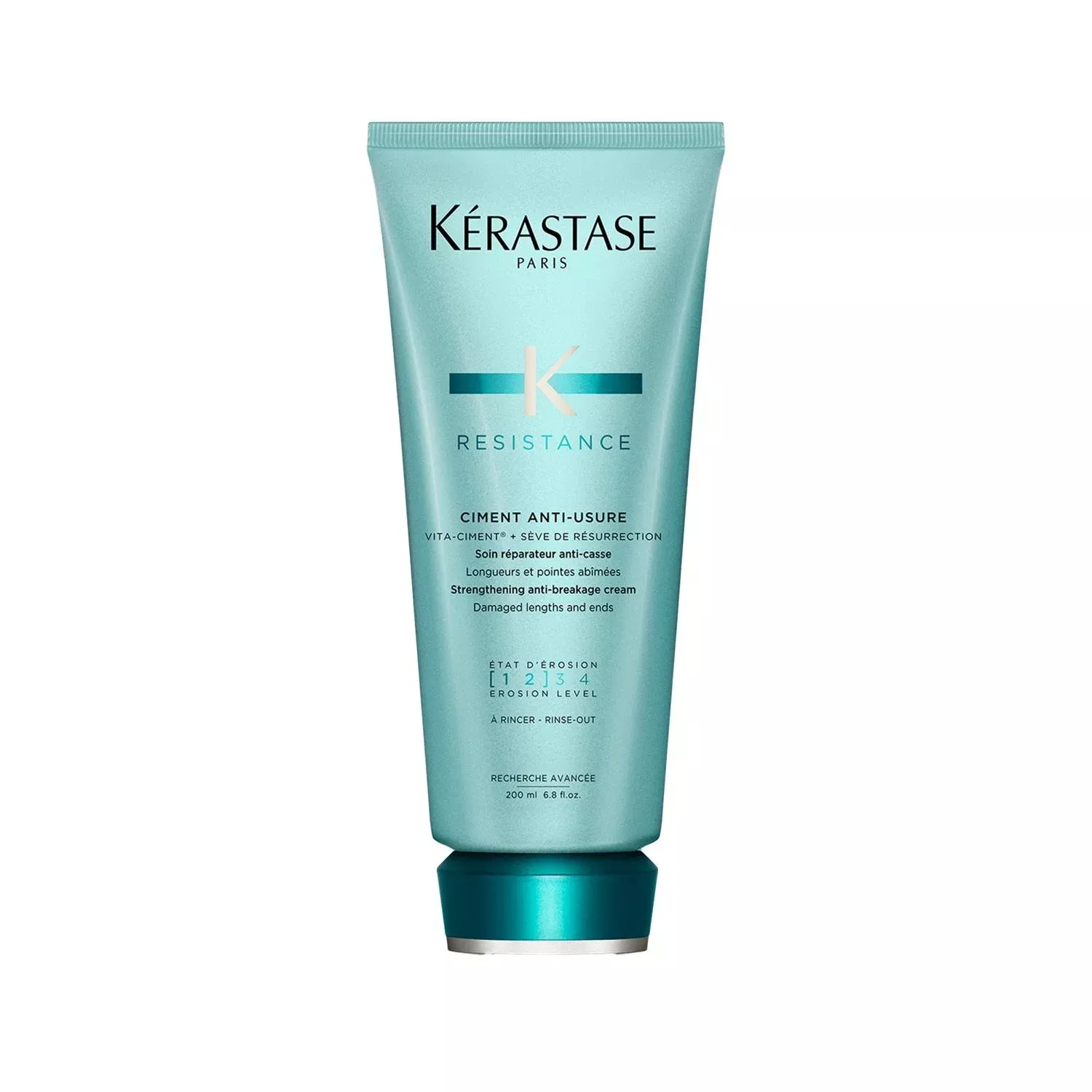 Kerastase Resistance Reconstruction Ciment Anti-Usure - Nourishing Rinse-Out Hair Cream for Damaged Hair, 200ml