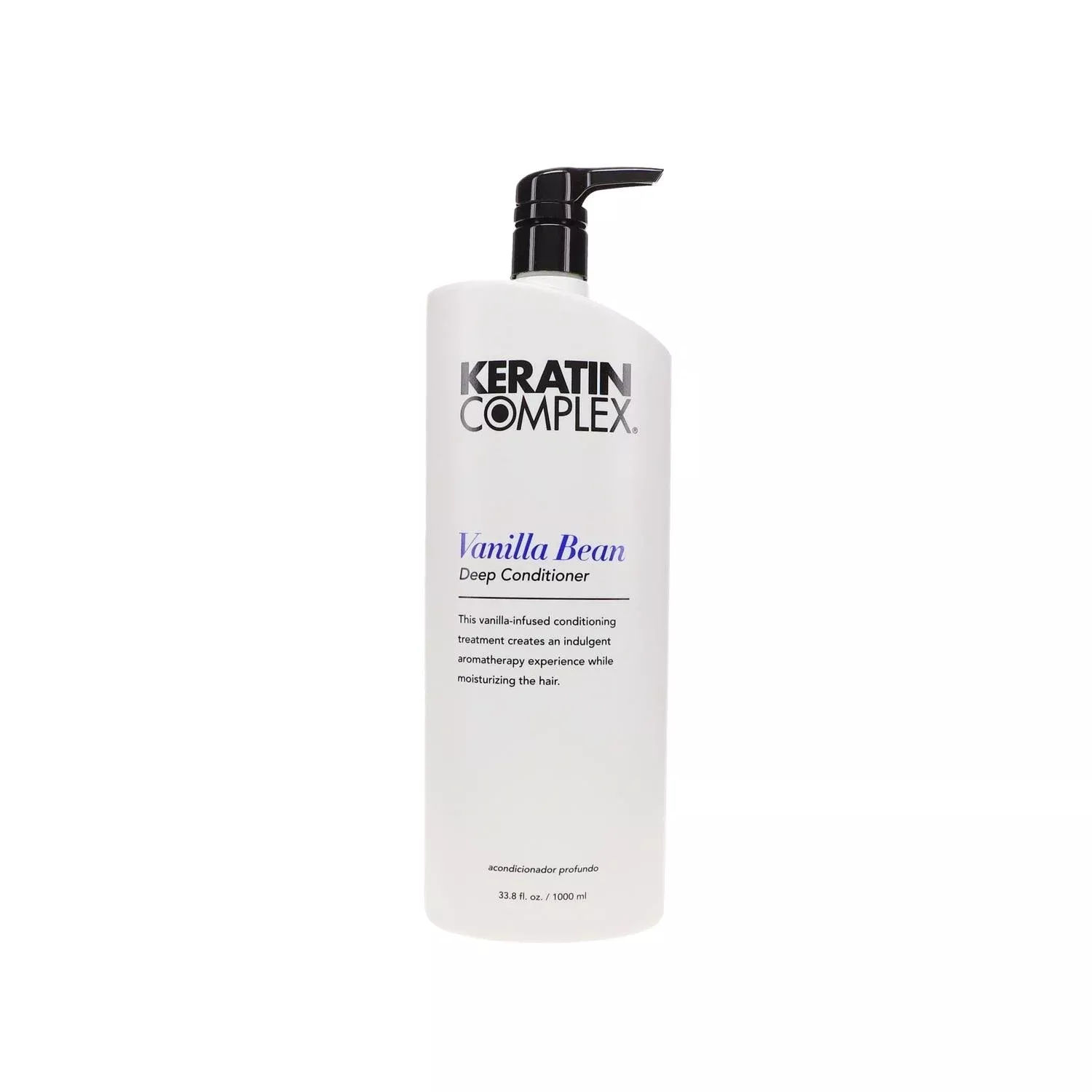 Keratin Complex Keratin Hair Cream with Vanilla Bean Extract - Nourishing & Conditioning Hair Treatment for Dry/Damaged Hair, 1000ml