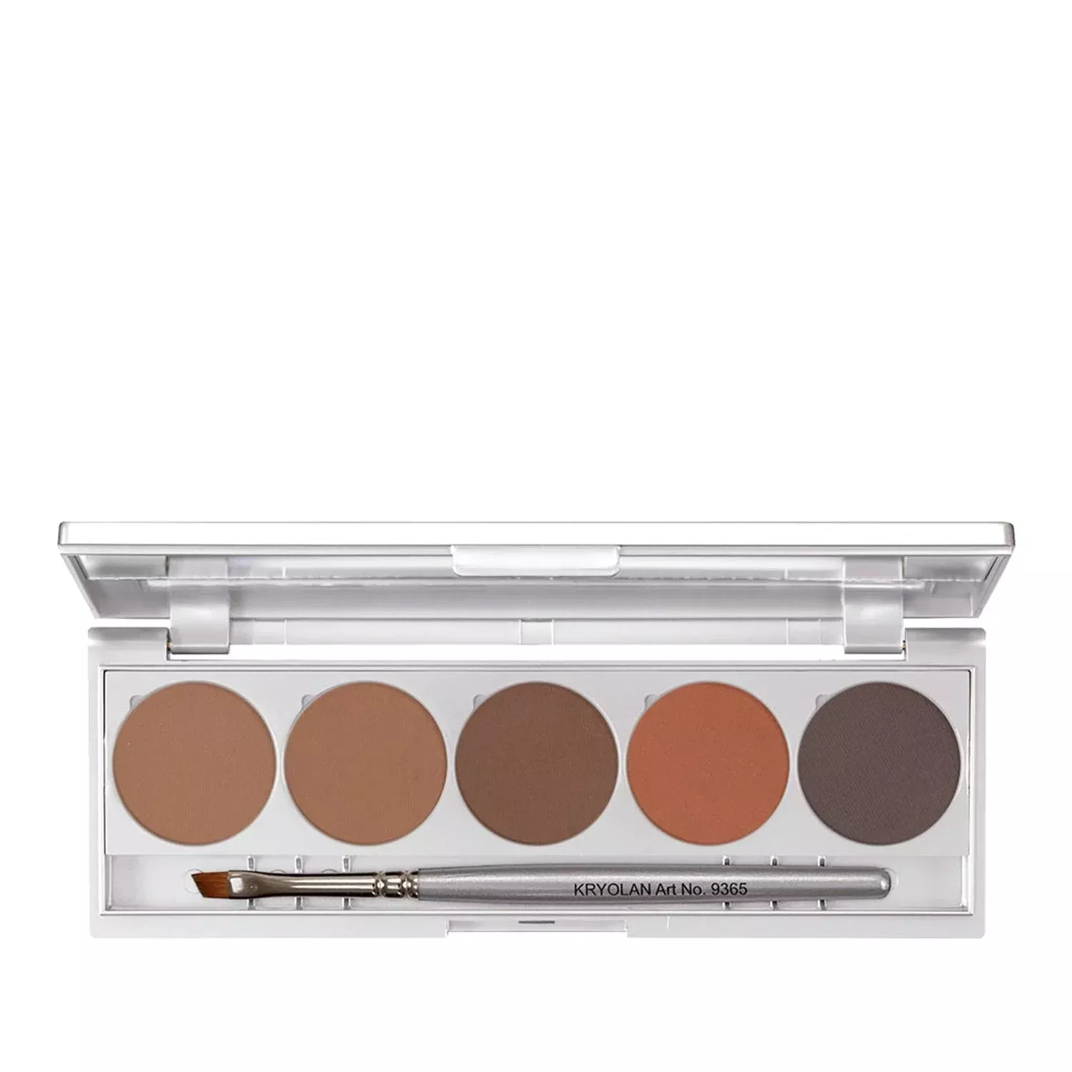 Kryolan Eyebrow Powder 5-Color Palette Brows 1