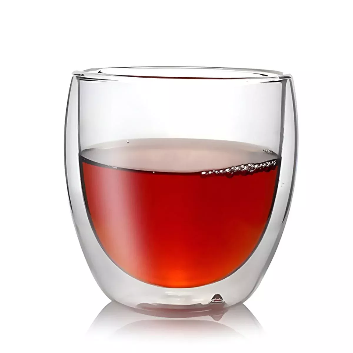 Lia Double-Walled Glass, 2.37 fl oz - Insulated Cup for Hot & Cold Drinks