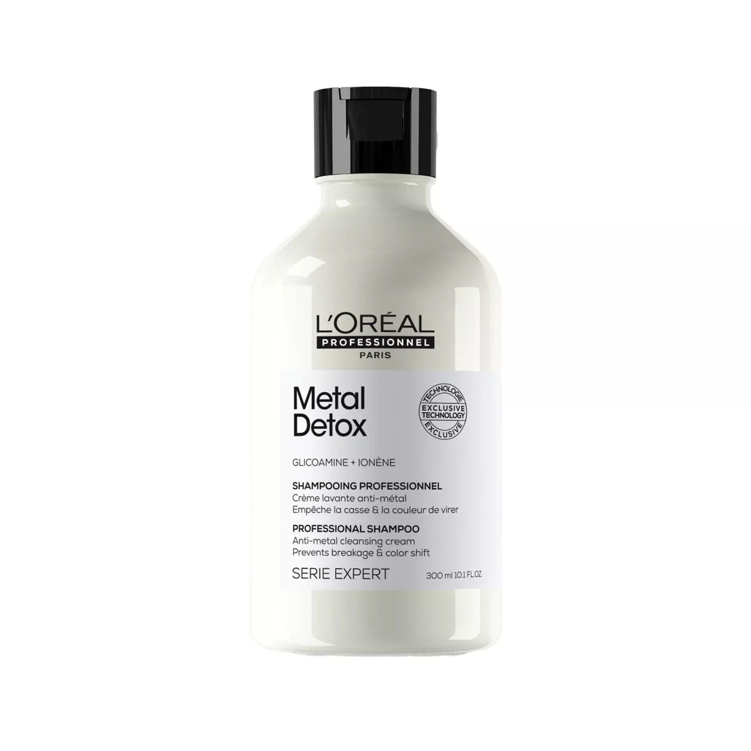 Loreal Professionnel Paris Serie Expert Metal Detox Shampoo - Anti-Metal Detoxifying Properties for Colored & Bleached Hair