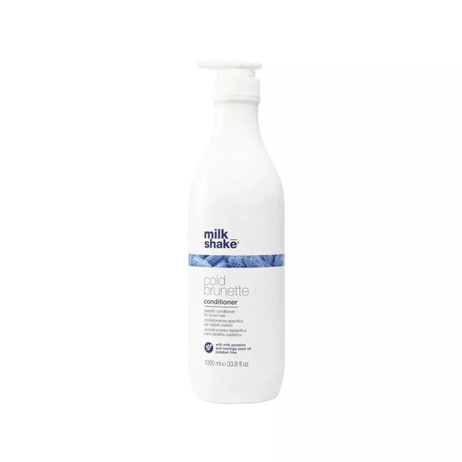 milk_shake Cold Brunette Hair Conditioner for Brown Hair - 1000ml Moisturizing Hair Care