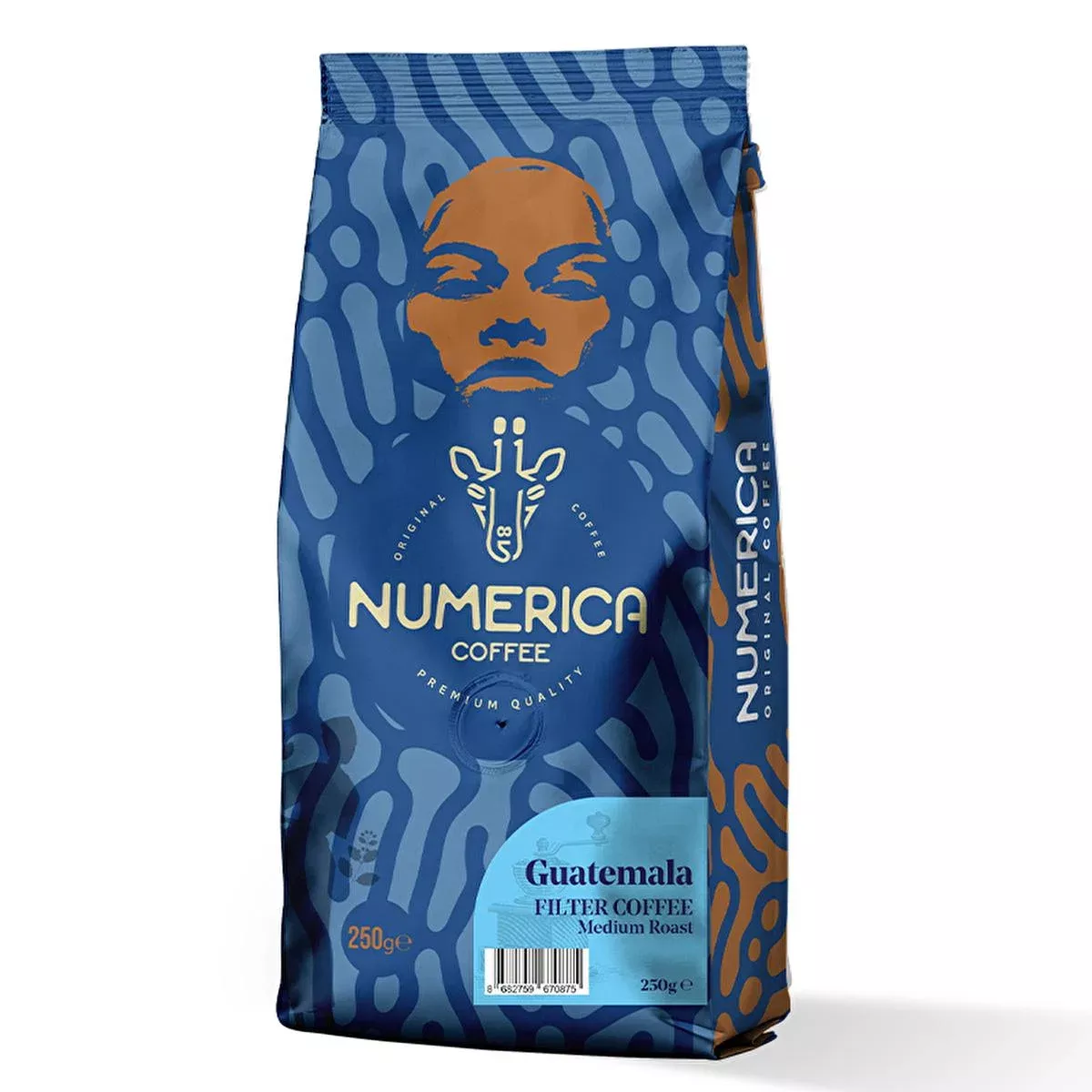 Numerica Single Guatemala Arabica Ground Coffee - 100% Arabica Beans, Smooth, Low Acidity, Rich Flavor