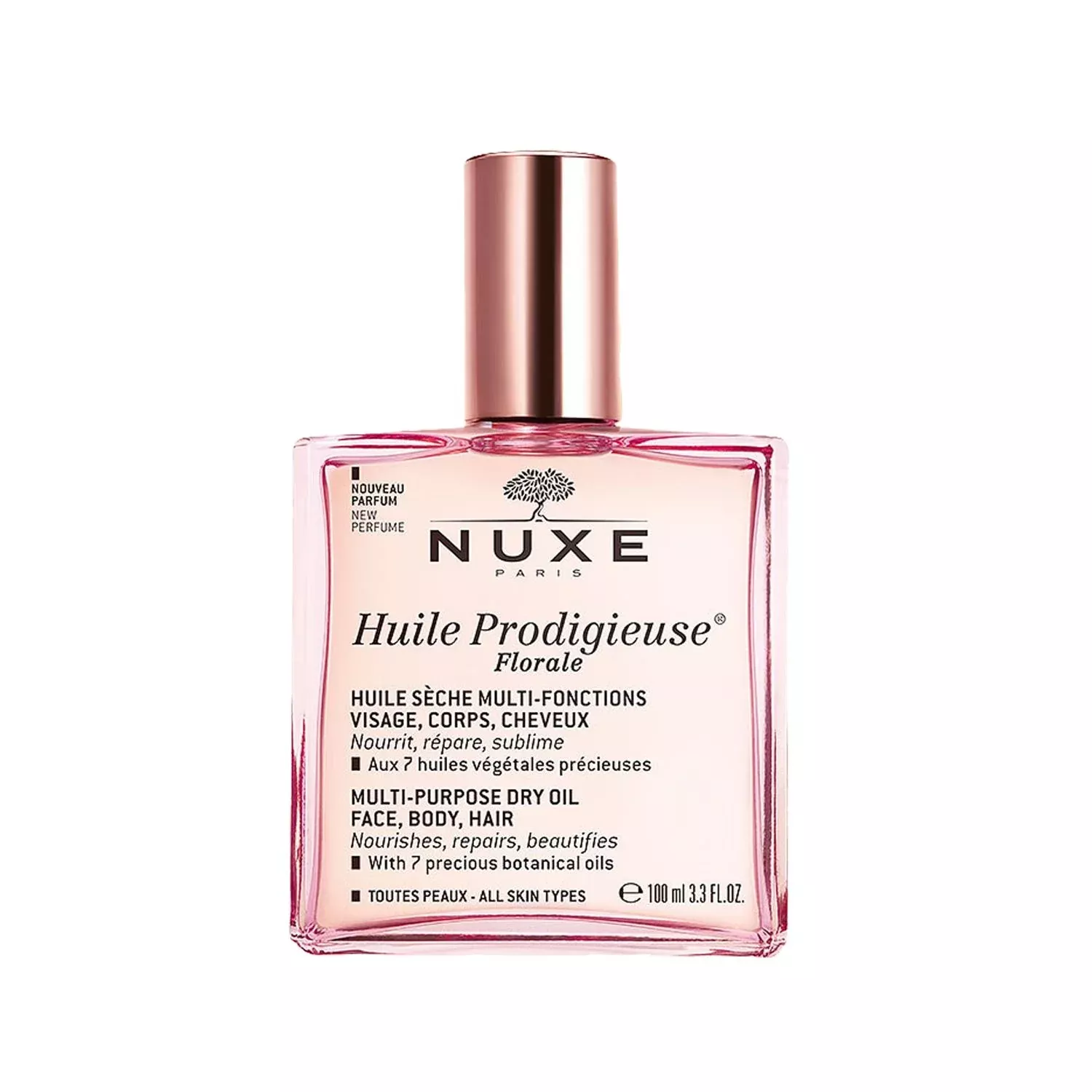 Nuxe Huile Prodigieuse Florale Multi-Purpose Dry Oil for Skin, Hair, and Nails - 100ml