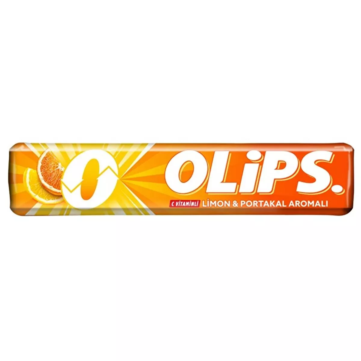 Olips Lemon and Orange Flavored Candy Sticks - Refreshing Citrus Confectionery