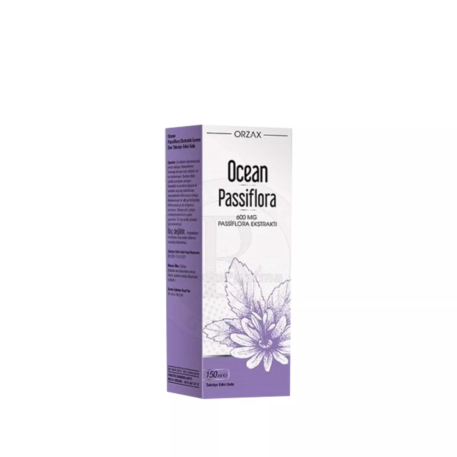 Orzax Ocean Passiflora Syrup 150ml - Natural Health Supplement for Anxiety Relief