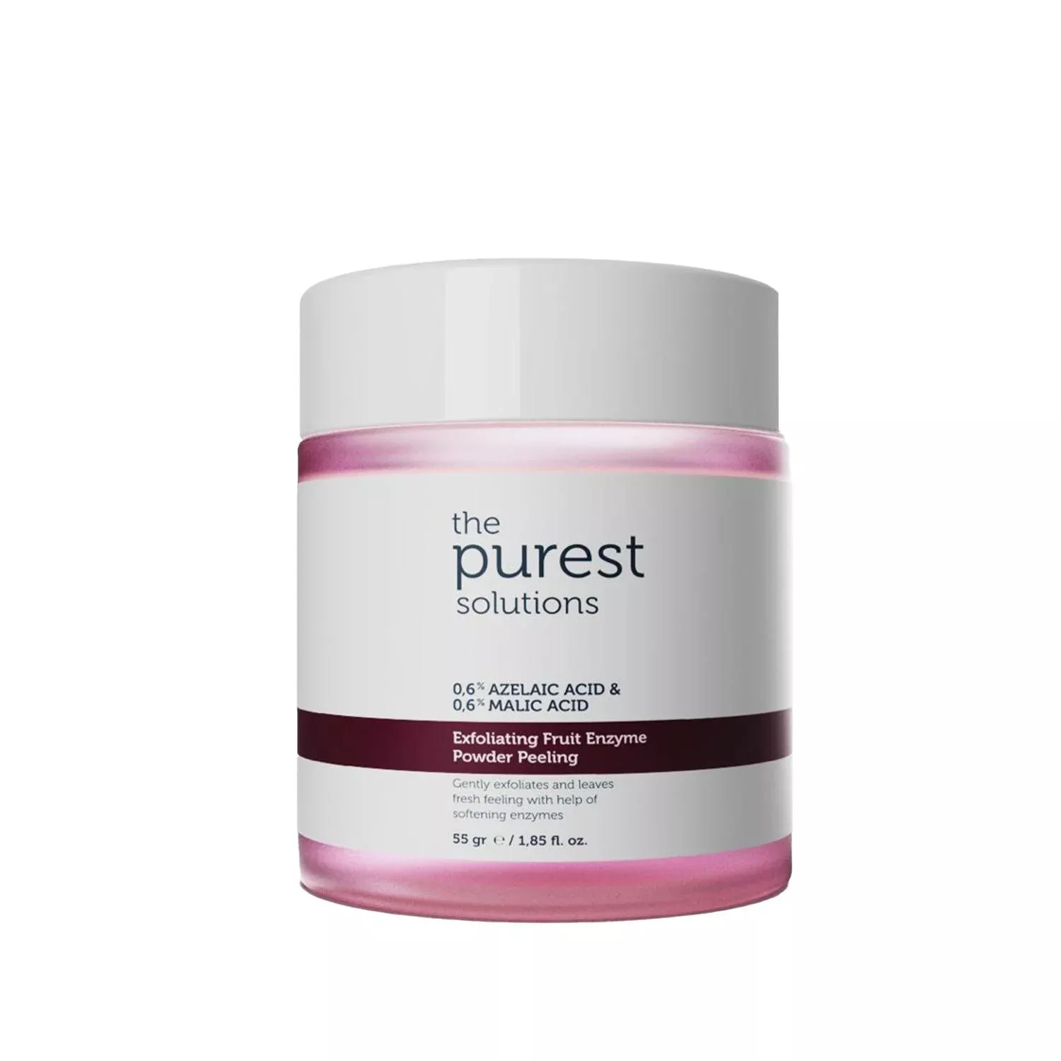 The Purest Solutions Fruit Enzyme Powder Exfoliator & Toz Peeling 55 g - Natural Skincare for Gentle Exfoliation