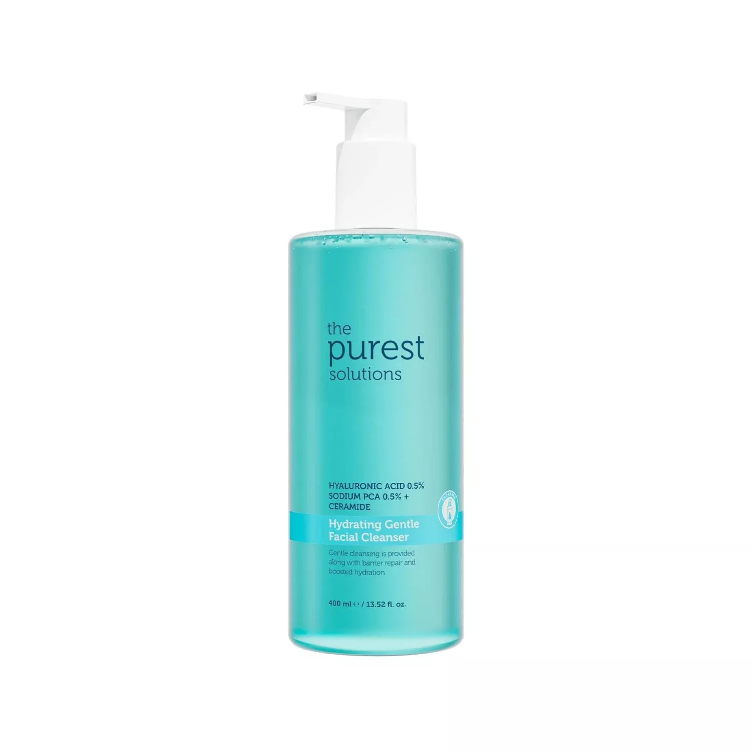 The Purest Solutions Hyaluronic Acid Face Cleansing Gel - Moisturizing, Gentle, and Barrier Repairing for Dry & Combination Skin
