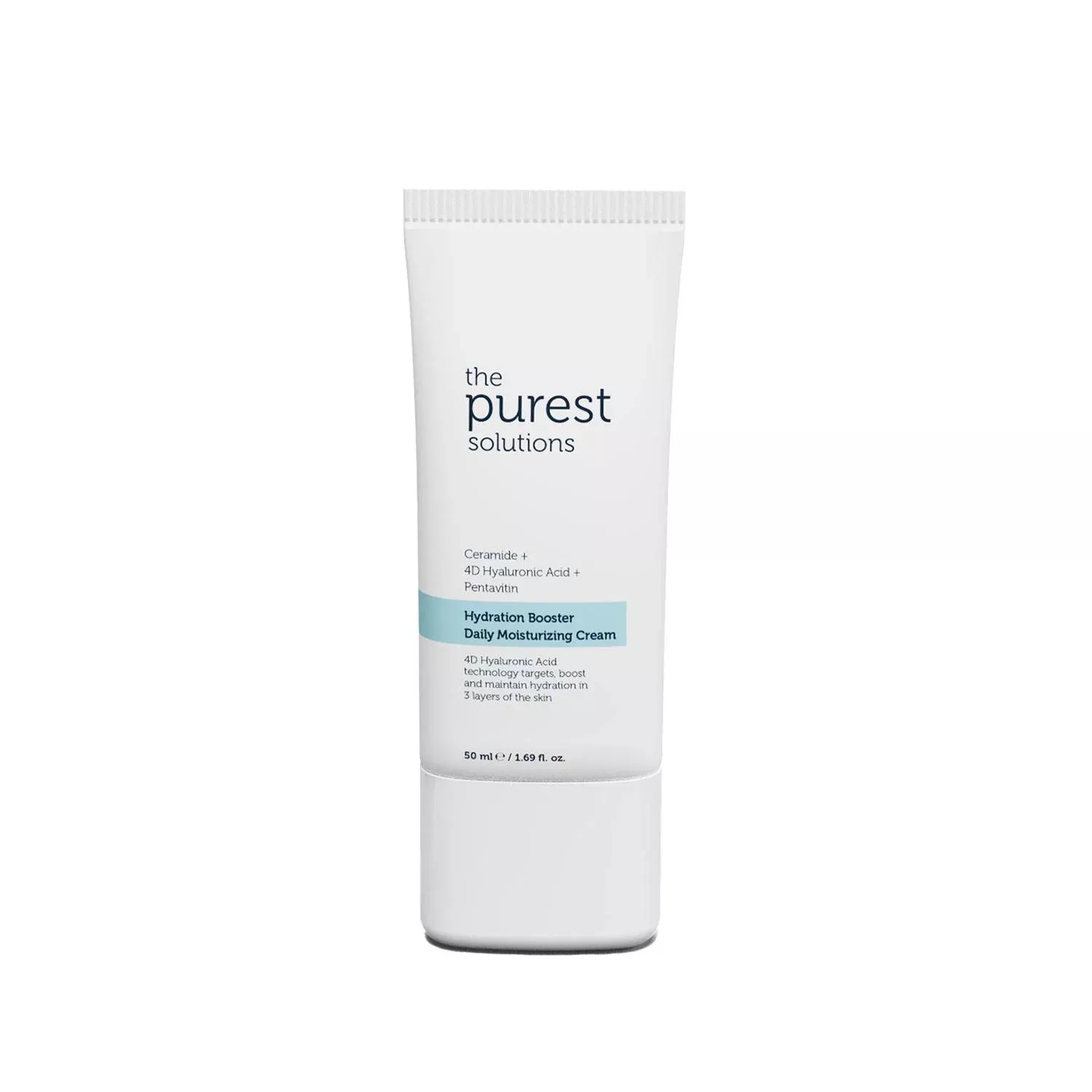 The Purest Solutions Moisturizing Cream - 24 Hour Hydration for Dry, Sensitive Skin - 50ml