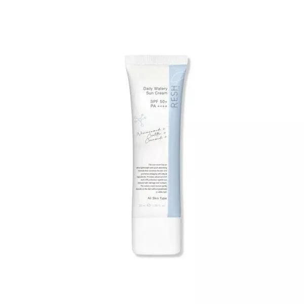 Resh Lab Daily Watery Sun Cream SPF50+ PA++++ - Anti-Aging, Non-Greasy Daily Sunscreen for Sensitive Skin