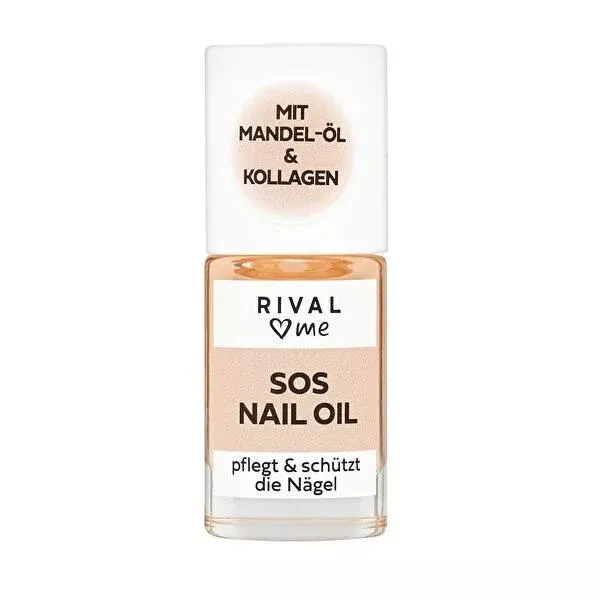 Rival Loves Me Nail Oil - Nourishing Almond Oil & Acacia Collagen for Healthy Shiny Nails - 9ml