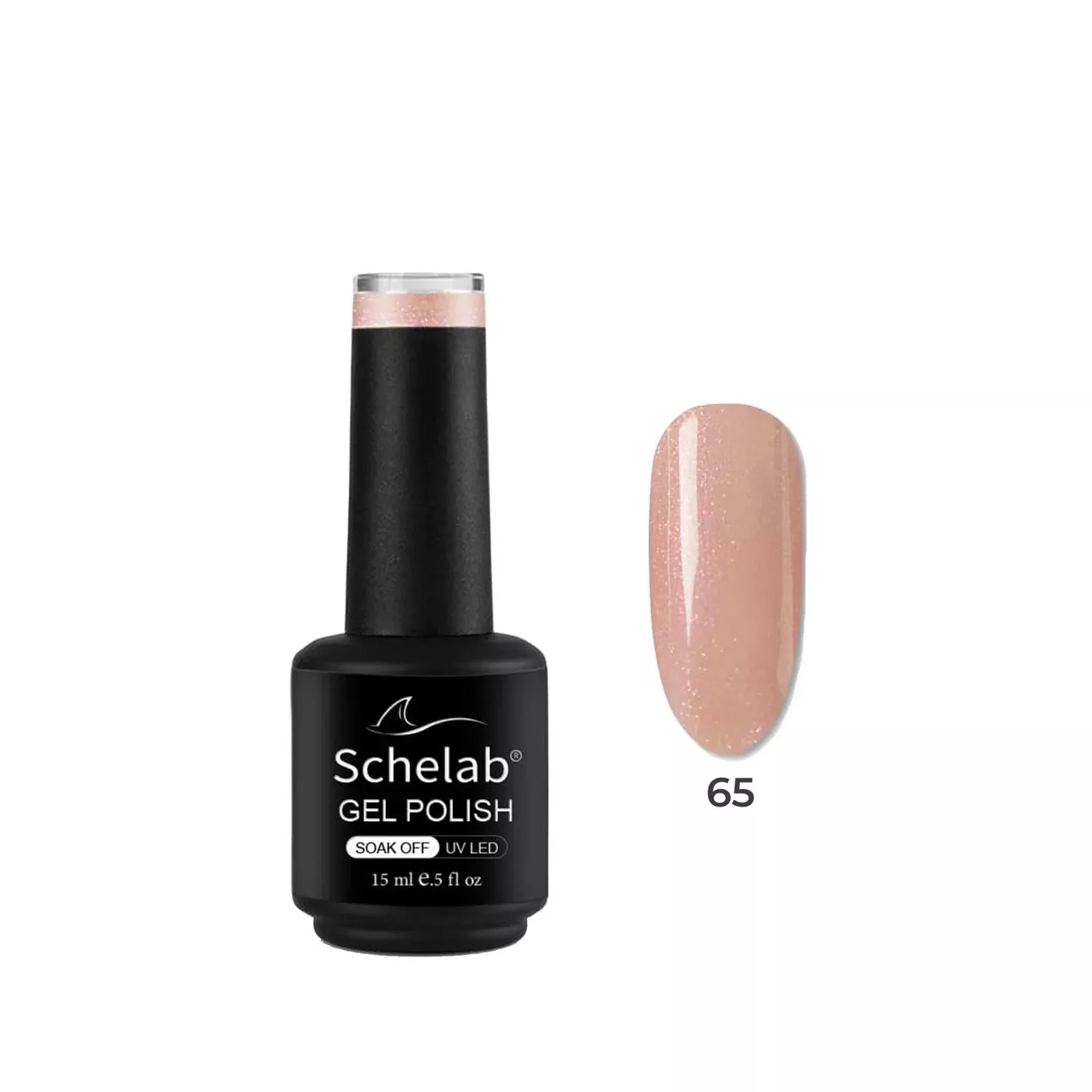 Schelab Long-Lasting Gel Nail Polish 065 - 3 Step Application, 15ml