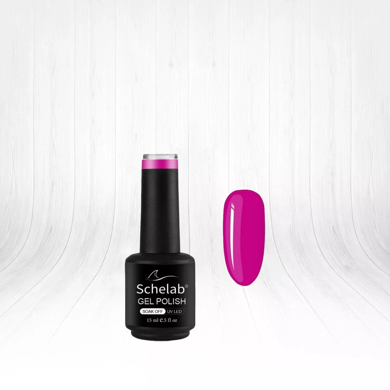 Schelab Long-Lasting Gel Nail Polish - Ice Tea Shade, 3-Step Application, 15ml