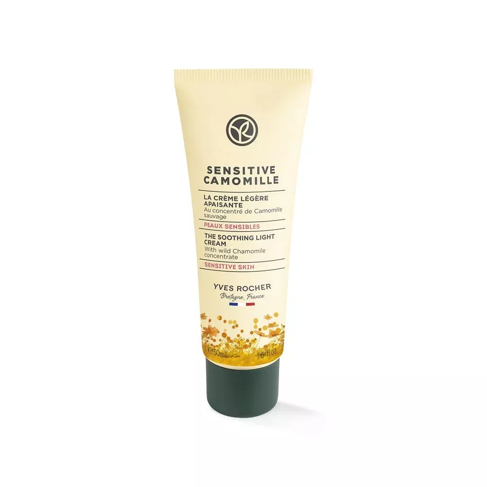 Sensitive Camomille Sensitive Skin Moisturizing Cream - Natural, Organic Chamomile Face Cream for Soothing, Hydrating Sensitive Skin
