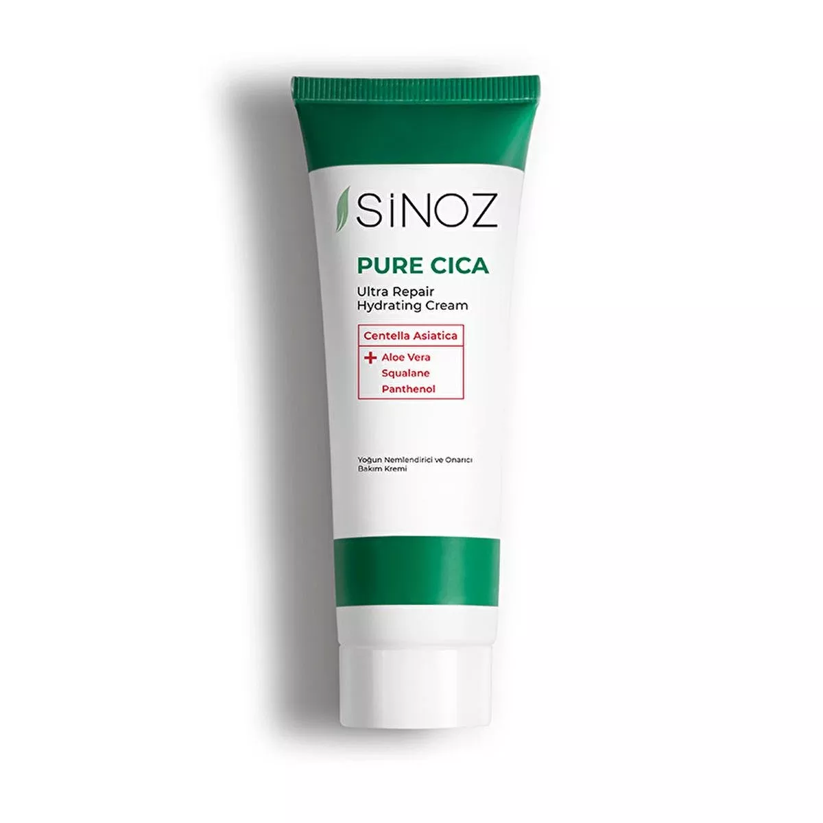 Sinoz Pure Cica Cream: Intensive Hydration & Repair - Soothing Centella Asiatica, Squalane & Aloe Vera -Sensitive Skin Moisturizer, Post-Procedure Care