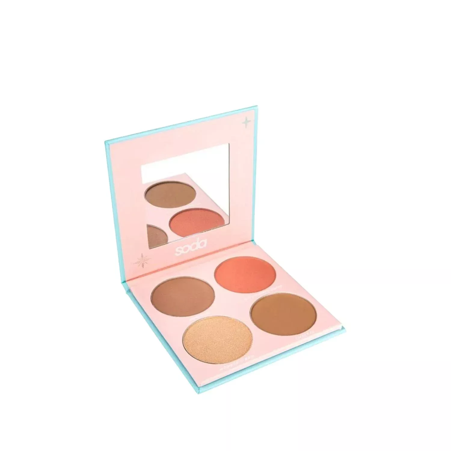 Soda Coffee Magic Makeup Palette 002 - Compact Face Makeup Cosmetics for Varied Looks