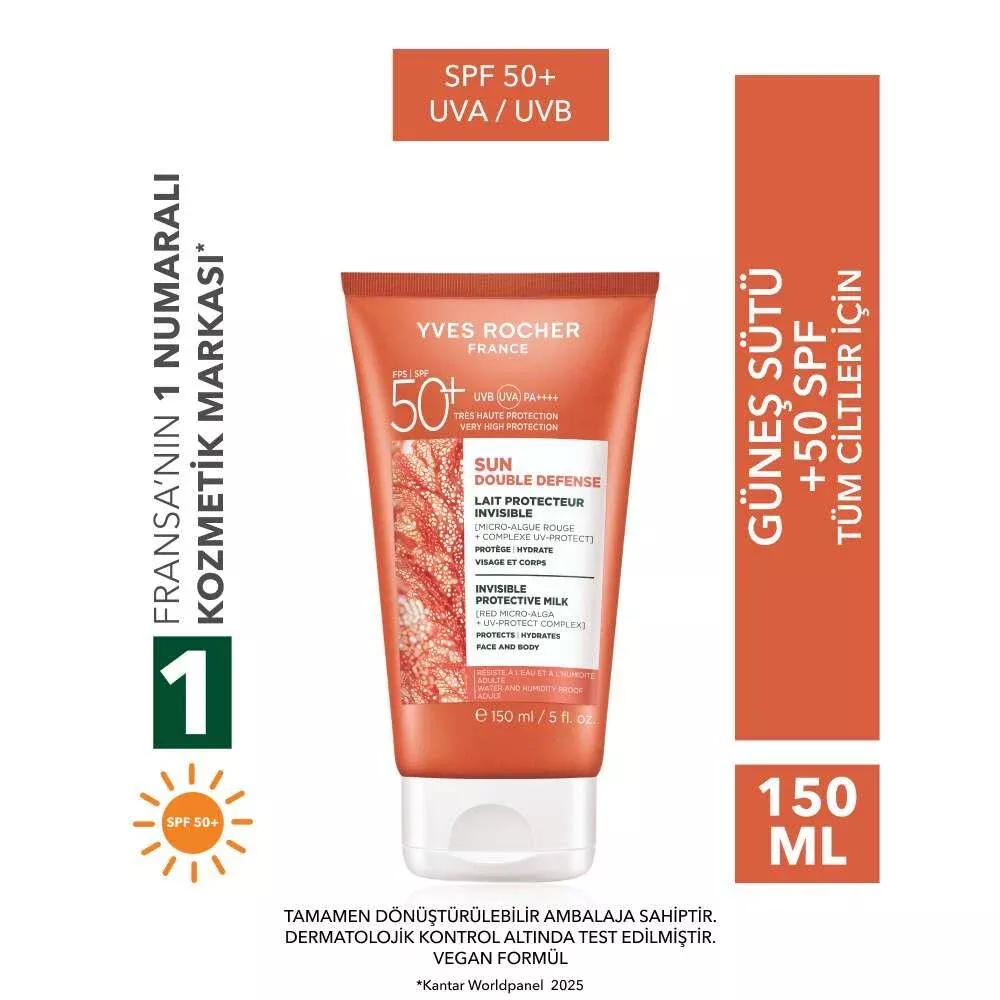 Sun Double Defense SPF 50+ Face & Body Sun Lotion Hydrating