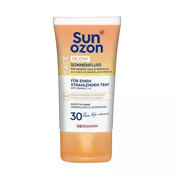 Sunozon Vitamin C+E Face Cream with SPF30 - Moisturizing, Dermatologically Approved, Vegan Skincare