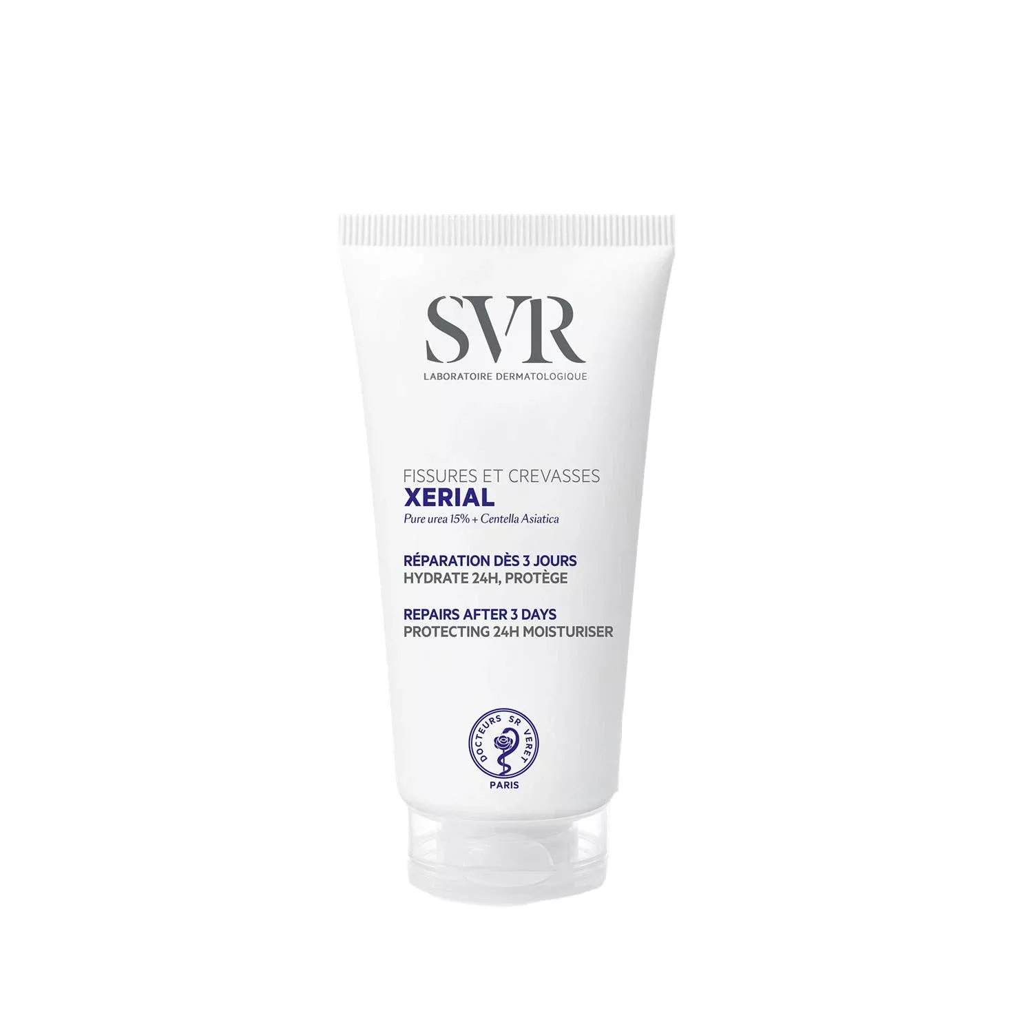 SVR Xerial Hand and Foot Cream - 50ml Moisturizing Repair Cream for Dry, Cracked Skin - Hand Cream, Foot Cream, Dry Skin Repair
