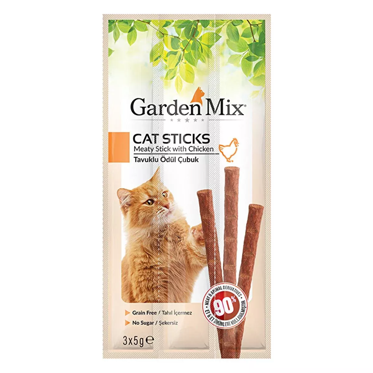 Tavuklu Garden Mix Cat Treats - High Protein, Healthy Rewards for Cats