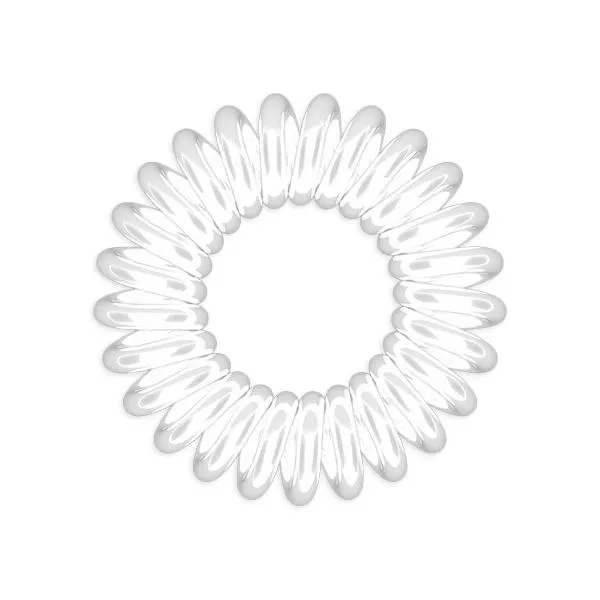Traceless hair rings - White 3/pack