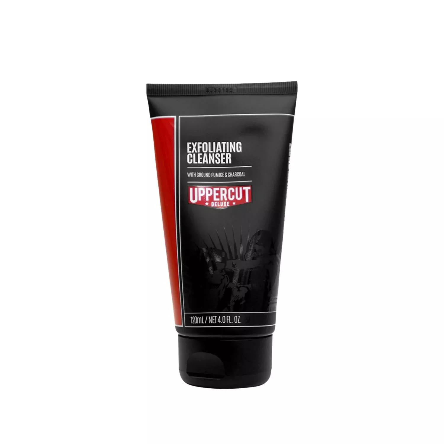 Uppercut Deluxe Exfoliating Face Cleanser Gel - Gentle Exfoliation for Healthy Skin, 4.06 fl oz