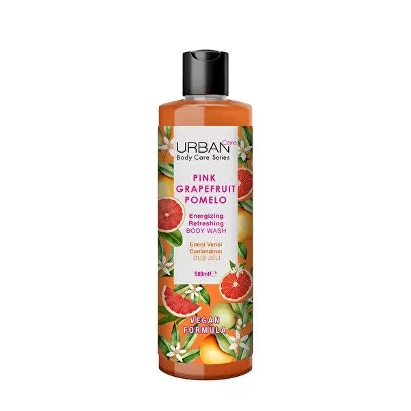Urban Care Grapefruit Shower Gel - Moisturizing Body Wash for Dry Skin, Vegan & Natural Ingredients