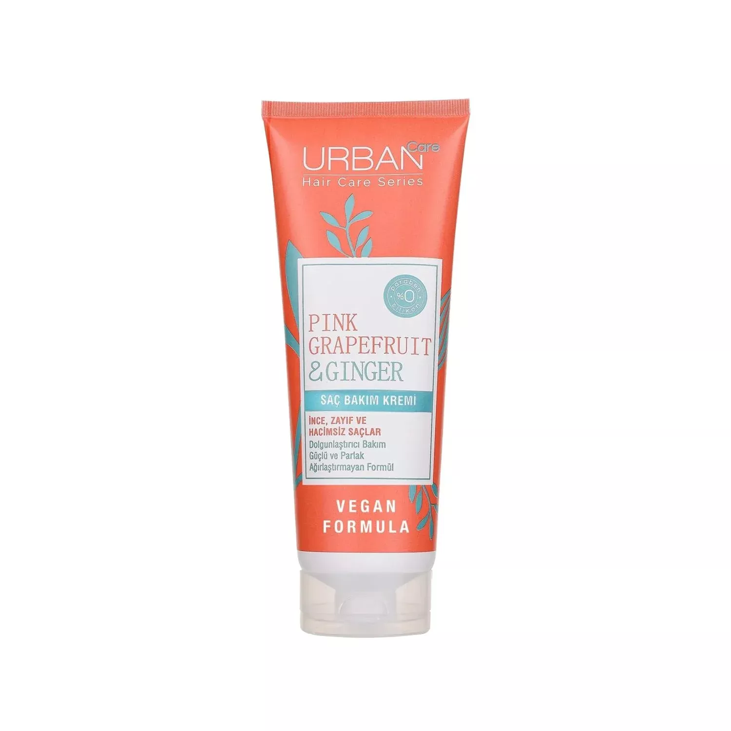 URBAN Care Volumizing Hair Cream for Fine Hair - Pink Grapefruit & Ginger Scent, 8.45 fl oz