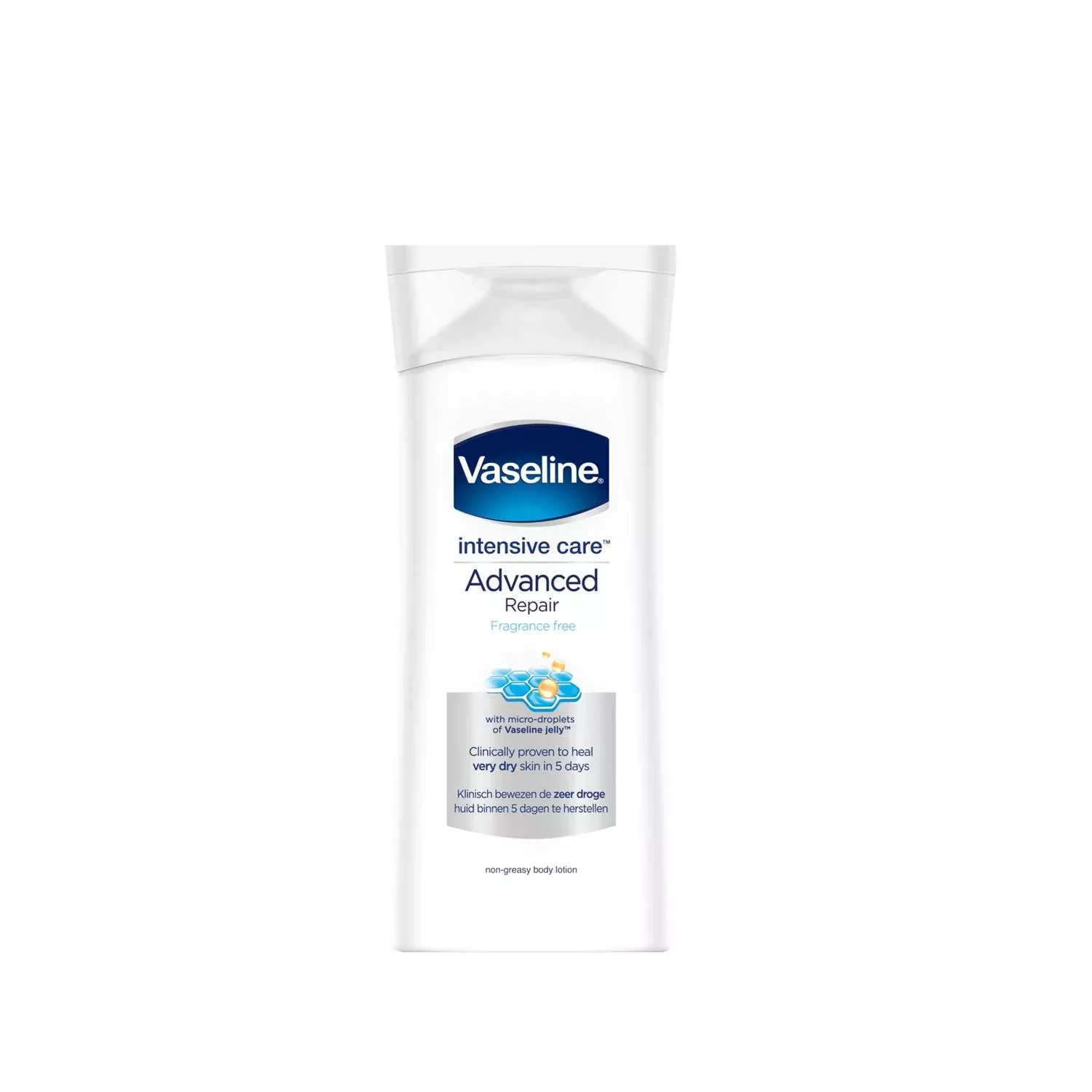 Vaseline Advanced Repair Body Lotion 200ml - Moisturizing & Repairing Dry Skin, Soft & Smooth Body Care