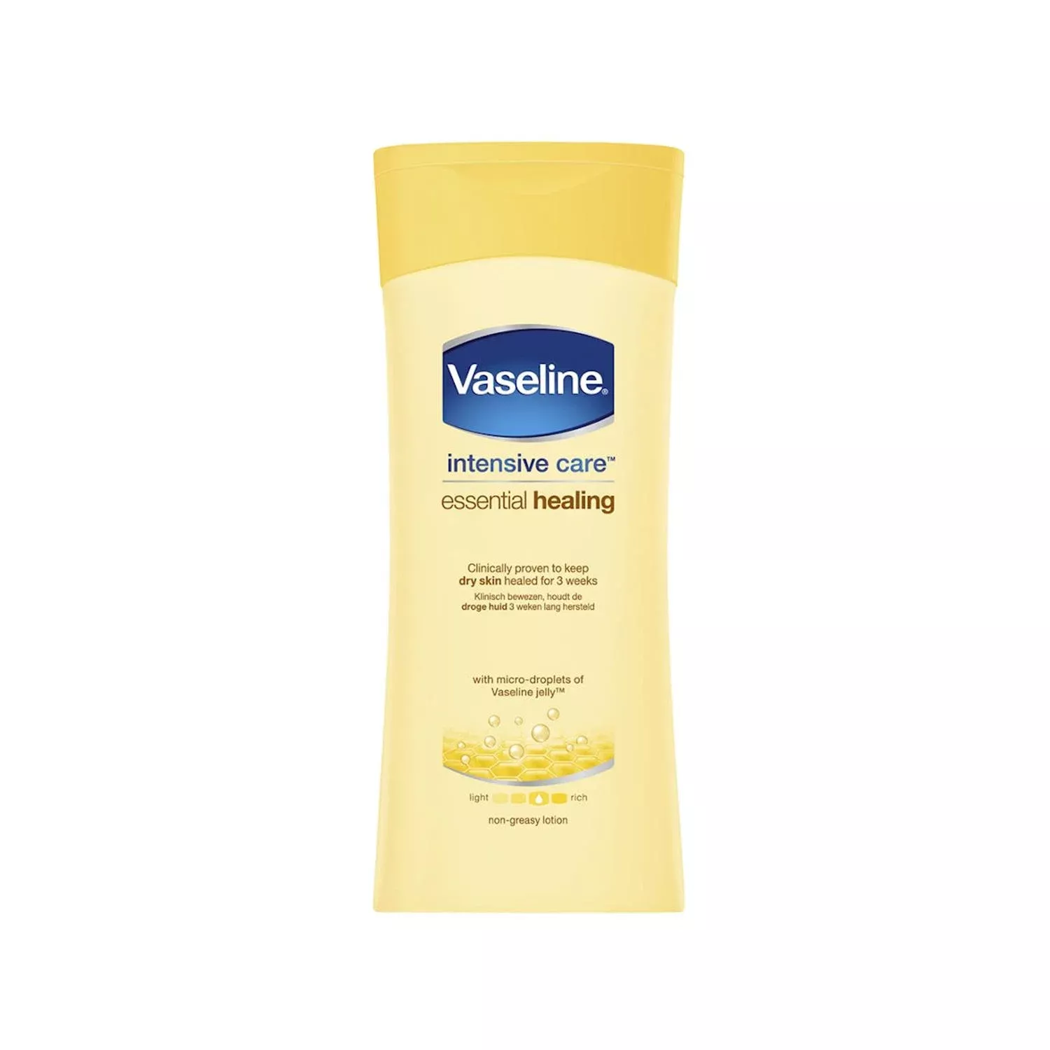 Vaseline Essential Healing Body Lotion 400ml - Moisturizing & Healing Dry Skin, Trusted Vaseline Quality