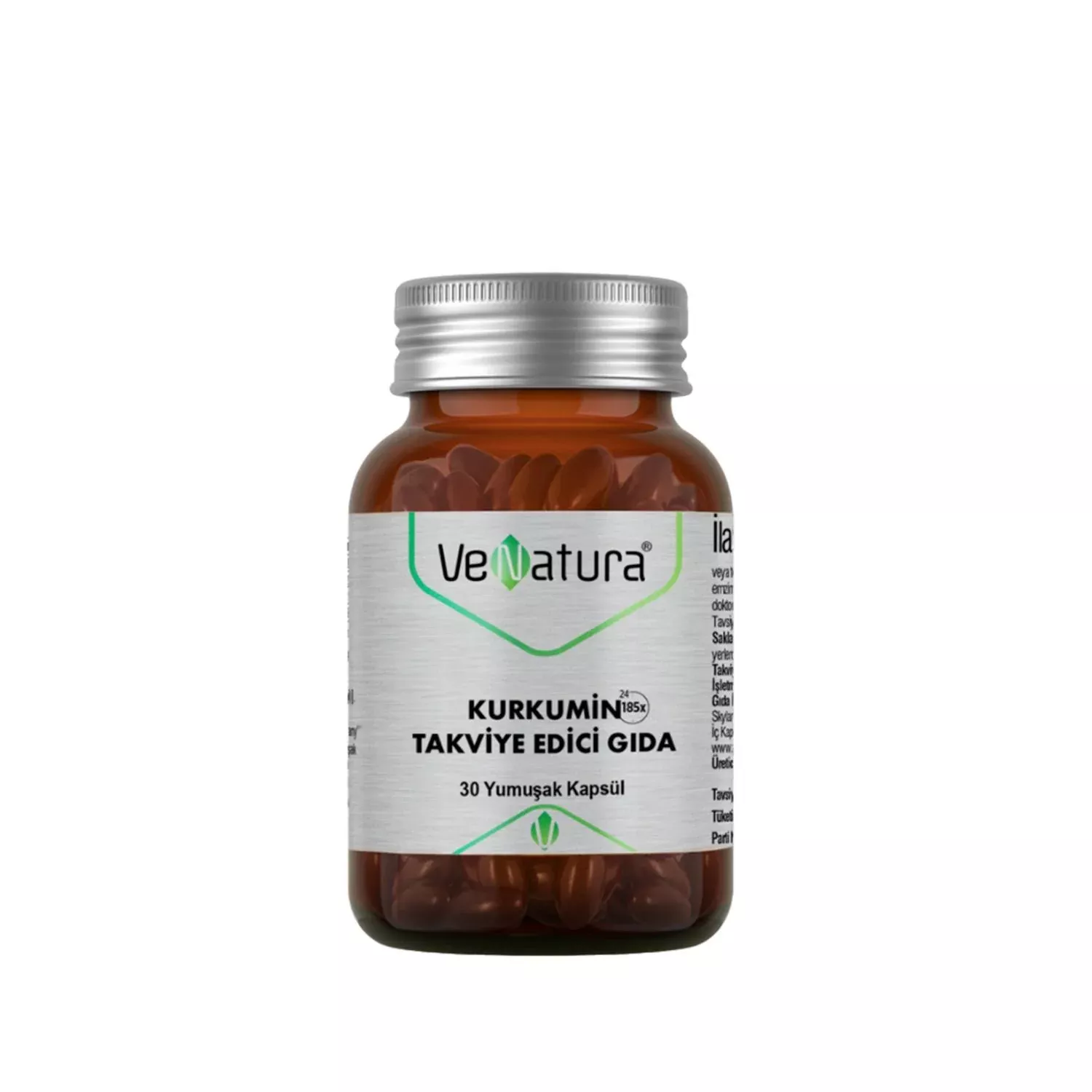 VeNatura Curcumin Supplement - 30 Soft Capsules for Anti-Inflammatory Support & Overall Wellness