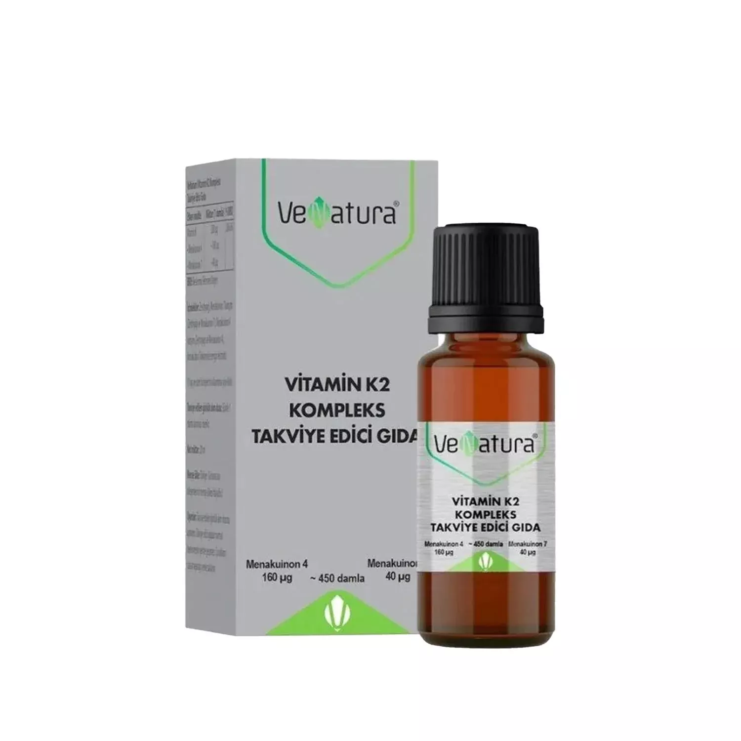 VeNatura Vitamin K2 Complex Dietary Supplement - 20ml Convenient Dosage for Nutritional Support