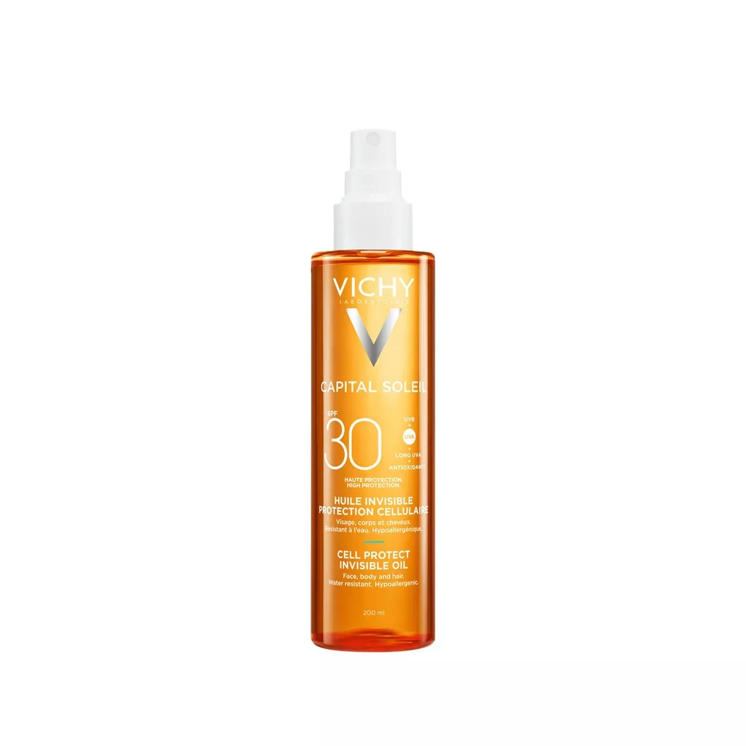 Vichy Capital Soleil Cell Protect Oil SPF30 Sunscreen 200 ml