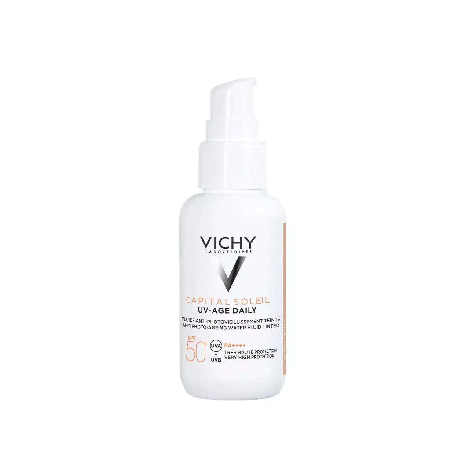 Vichy Capital Soleil UV-Age Daily SPF 50 Anti-Aging Tinted Sunscreen Face Cream - SPF 50 Facial Sun Protection