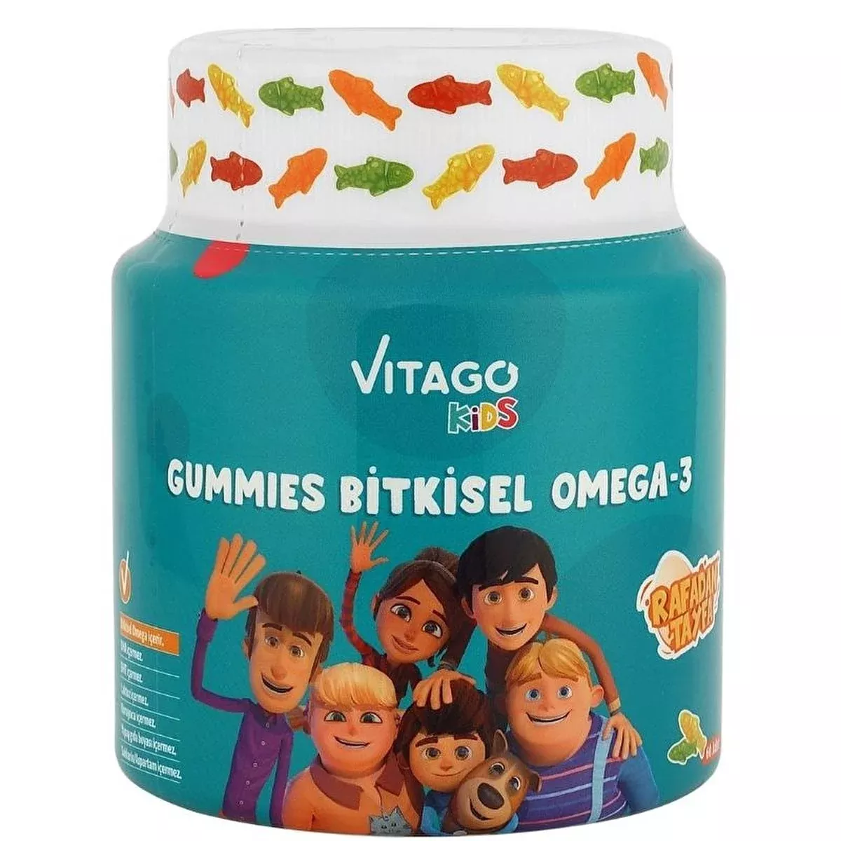 Vitago Kids Omega-3 Gummies - Algal Omega-3 Gummies for Kids Aged 4-10