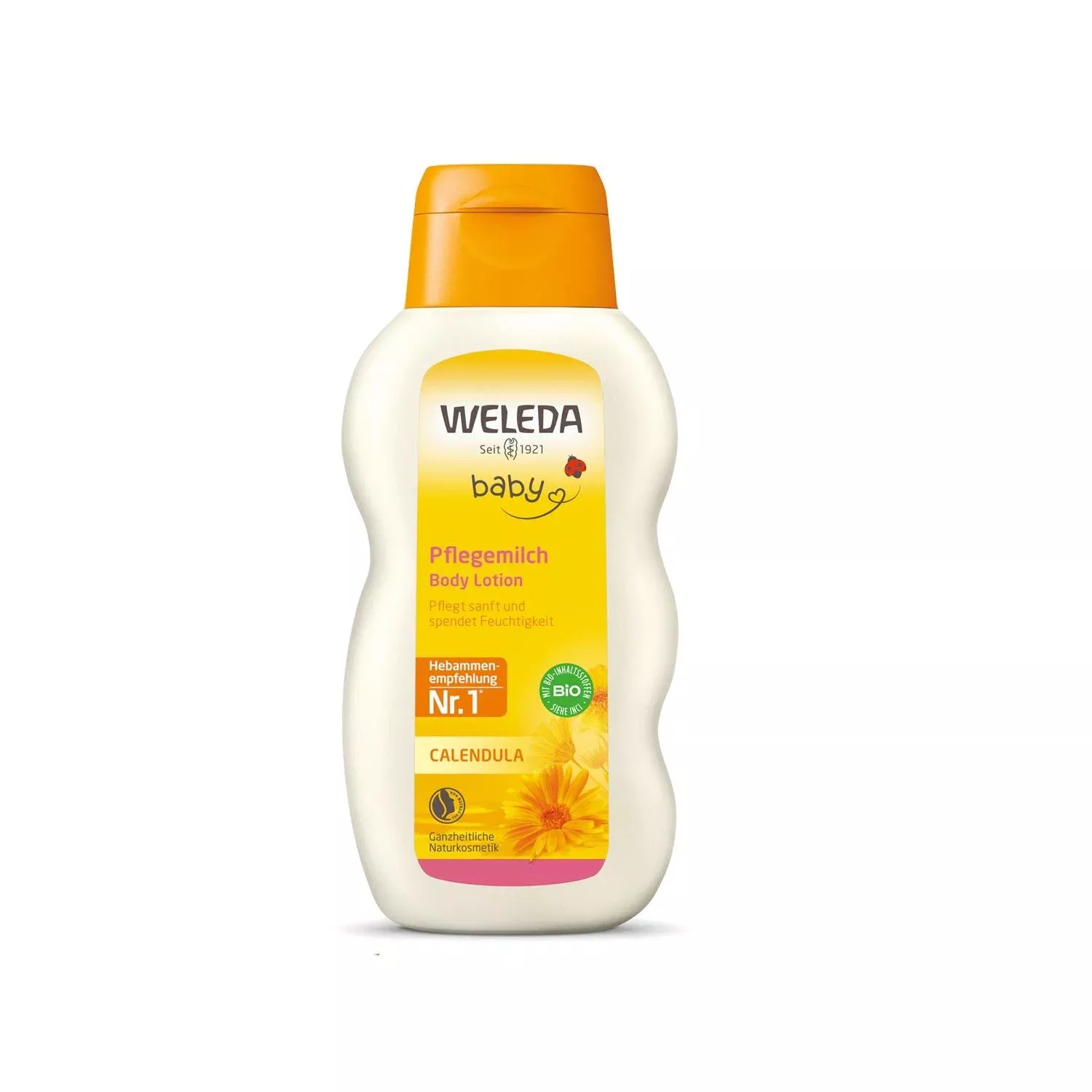 Weleda Baby Calendula Moisturizing Body Lotion for Infants - Natural, Gentle Skincare, 6.76 fl oz