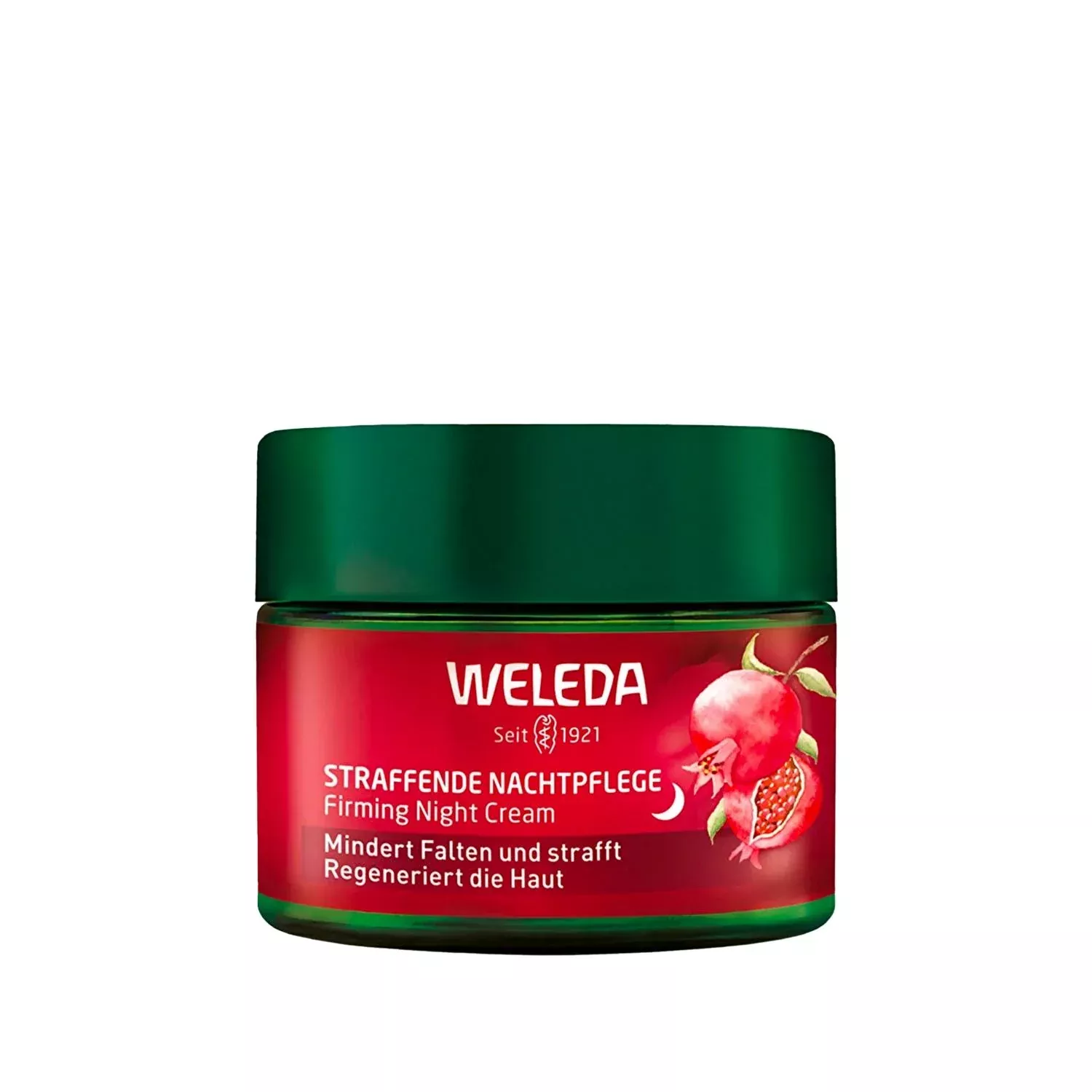 Weleda Pomegranate Extract Night Cream - Natural Moisturizing & Tightening for Anti-Aging, Organic Skincare, 40ml