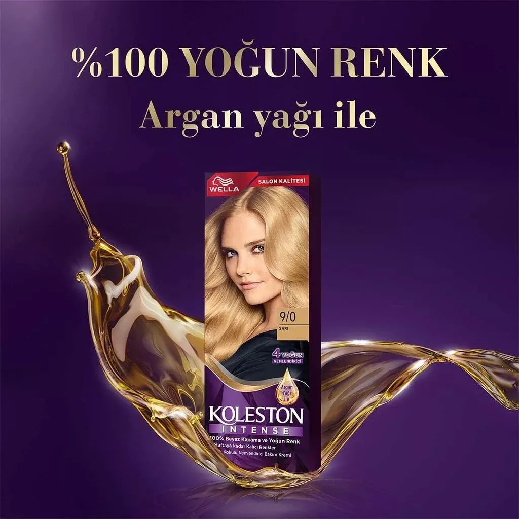 Wella Koleston Intense Permanent Hair Color 9/0 Light Blonde