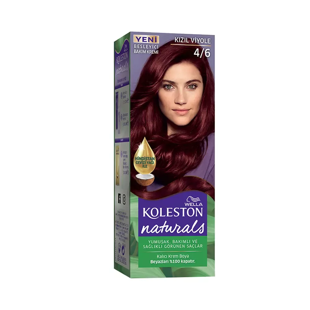 Wella Koleston Naturals Maxi 4/6 Red Violet Hair Dye