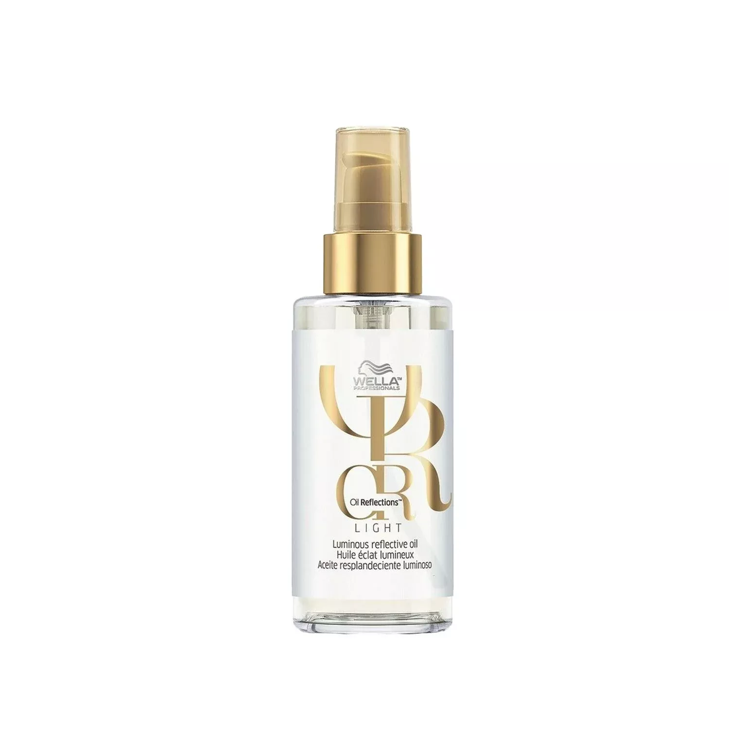 Wella Oil Reflections Light Luminous Reflective Oil - 100ml Hair Care Oil for Nourishment and Shine